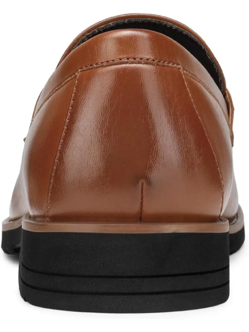 Men's Brown Penny Loafers Slip-On Business Office Wedding Formal Dress Shoes